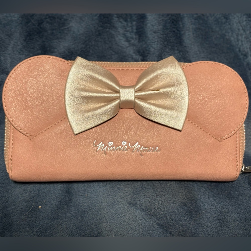 Loungefly Minnie Mouse Wallet - Pink and Rose Gold